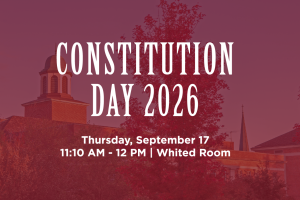 Centenary’s Constitution Day 2026 event announcement